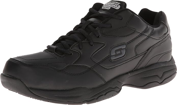 77032EW Skechers Men's Felton Black 8.5 Extra Wide Width Like New