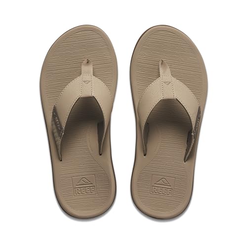 REEF MEN'S SANTA ANA FLIP FLOP ARCH SUPPORT WATER FRIENDLY - SIZE: MEN 12 - SAND - Brand New