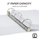 Samsill Economy 2" 3 Ring Binder Clear View Cover - 12 Pack & 4 Pack - Brand New