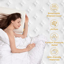 TEOANNS 12 Inch Full Size Mattress, CertiPUR-US, 100 Nights Trial - Gray/White - Like New
