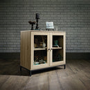 SAUDER 420035 NORTH AVENUE DISPLAY CABINET FOR TVS UP TO 32" CHARTER OAK - BROWN - Like New