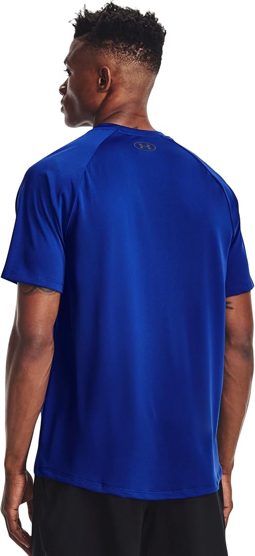 UNDER ARMOUR TECH 2.0 SHORT SLEEVE TEE - ROYAL/GRAPHITE - SIZE XL - Brand New