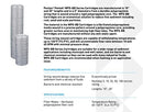 Pentek 355226-43 WPX100BB20P String-Wound Polypropylene Filter Cartridge - White - Brand New