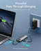 BASEUS USB C TO HDMI ADAPTER 4K@60HZ USB C DOCKING STATION 7 IN 1 USB C - GREY - Like New