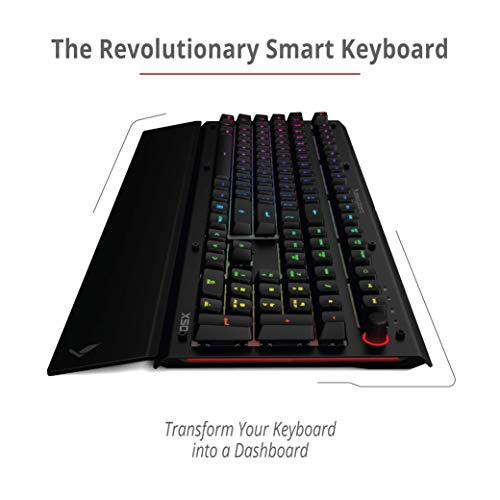 Das Keyboard X50Q Programmable RGB Mechanical Keyboard DKGKX50P0GZS0USX - Black - Like New