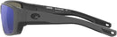 Costa Del Mar Tuna Alley Pro 06S9105 Rectangle Sunglasses-MATTE GREY/BLUE MIRROR - Like New