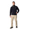 COLUMBIA SEQUOIA GROVE HALF ZIP FLEECE MEN - SIZE S - BLACK/BLACK/ANCIENT FOSSIL - Brand New