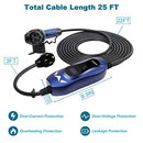 MUSTART Level 2 Portable EV Charger (240 Volt, 25ft Cable, 40 Amp) - Like New
