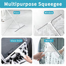 BOOMJOY Floor Squeegee 22" Squeegee 11" Microfiber Scrubber Long Telescopic - Like New