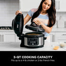 Ninja Foodi 9-in-1 Pressure Cooker and Air Fryer, 5 Quart - Stainless Steel Like New