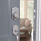 Amazon Basics Traditional Electronic Keypad Deadbolt Door Lock - Satin Nickel Like New