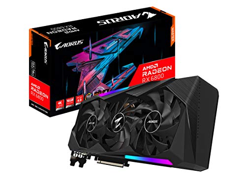 Gigabyte AORUS Radeon RX 6800 Master 16G Graphics Card, GV-R68AORUS M-16GD - Like New