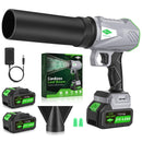 NINETREES LEAF BLOWER CORDLESS BATTERY CHARGER 1000,000 RPM 395CFM 1000G GREEN - Like New