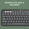 LOGITECH PEBBLE KEYBOARD 2 K380S MULTI-DEVICE BLUETOOTH, CUSTOMIZABLE - GRAPHITE - Like New