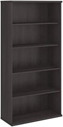 Bush Business Furniture Studio C 5 Shelf Bookcase SCB136SG - Storm Gray Like New
