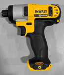 DEWALT 12V MAX 1/4" CORDLESS IMPACT DRIVER TOOL ONLY - YELLOW - Like New