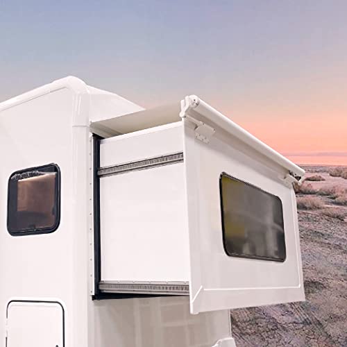 AWNLUX WHITE MODULAR SLIDE TOPPER AWNING SLIDE OUT PROTECTION RVS 11' 11-W - Like New
