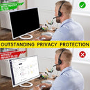 DEJIMAX 2-Pack 27" Computer Privacy Monitor Anti-Blue Light Blocked - Blue/Clear - Brand New