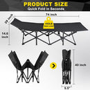 Yellow Jacket Folding Camping Cot 450LBS(Max Load) Lightweight Bed B0C9LNYML8 - Brand New