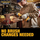 DEWALT FLEXVOLT ADVANTAGE 20V MAX ANGLE GRINDER TOOL ONLY DCG413B - YELLOW - Like New