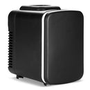 Simple Deluxe Mini Fridge, 4L/6 Can Cooler & Warmer Freon-Free Fridge, Black - Brand New