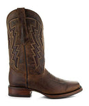 Soto Boots Square Toe Cowboy Boots H50027 Size: 12 Width: E - Brown - Brand New