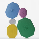 SWAROVSKI DULCIS NECKLACE WITH YELLOW CRYSTAL IN PURPLE MOLDED SETTING - Like New