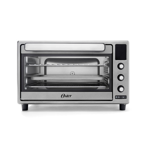 OSTER 10 FUNCTION AIR FRYER OVEN TOASTER OVEN COUNTERTOP OVEN - GRAY - Like New