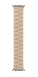 APPLE WATCH BRAIDED SOLO LOOP 45MM MQGY3AM/A - SIZE 2 - BEIGE - Brand New