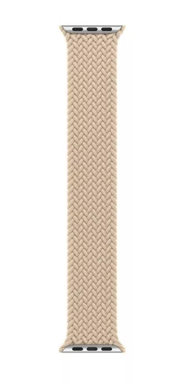 APPLE WATCH BRAIDED SOLO LOOP 45MM MQGY3AM/A - SIZE 2 - BEIGE - Brand New