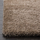 SAFAVIEH Milan Shag Collection 2' x 4' Dark Beige SG180 Solid Non-Shedding - Brand New