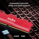 LEVEN SINBA 8GB (8GBx1) DDR4 3000Mhz, JROC4U3000172408R-8M - RED/SILVER - Like New