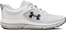 3026175 Under Armour Men's Charged Assert 10 Running Shoe White/Black 11 Like New