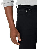 AMAZON ESSENTIALS MEN'S ATHLETIC-FIT STRETCH JEANS 32WX30L - BLACK - Brand New