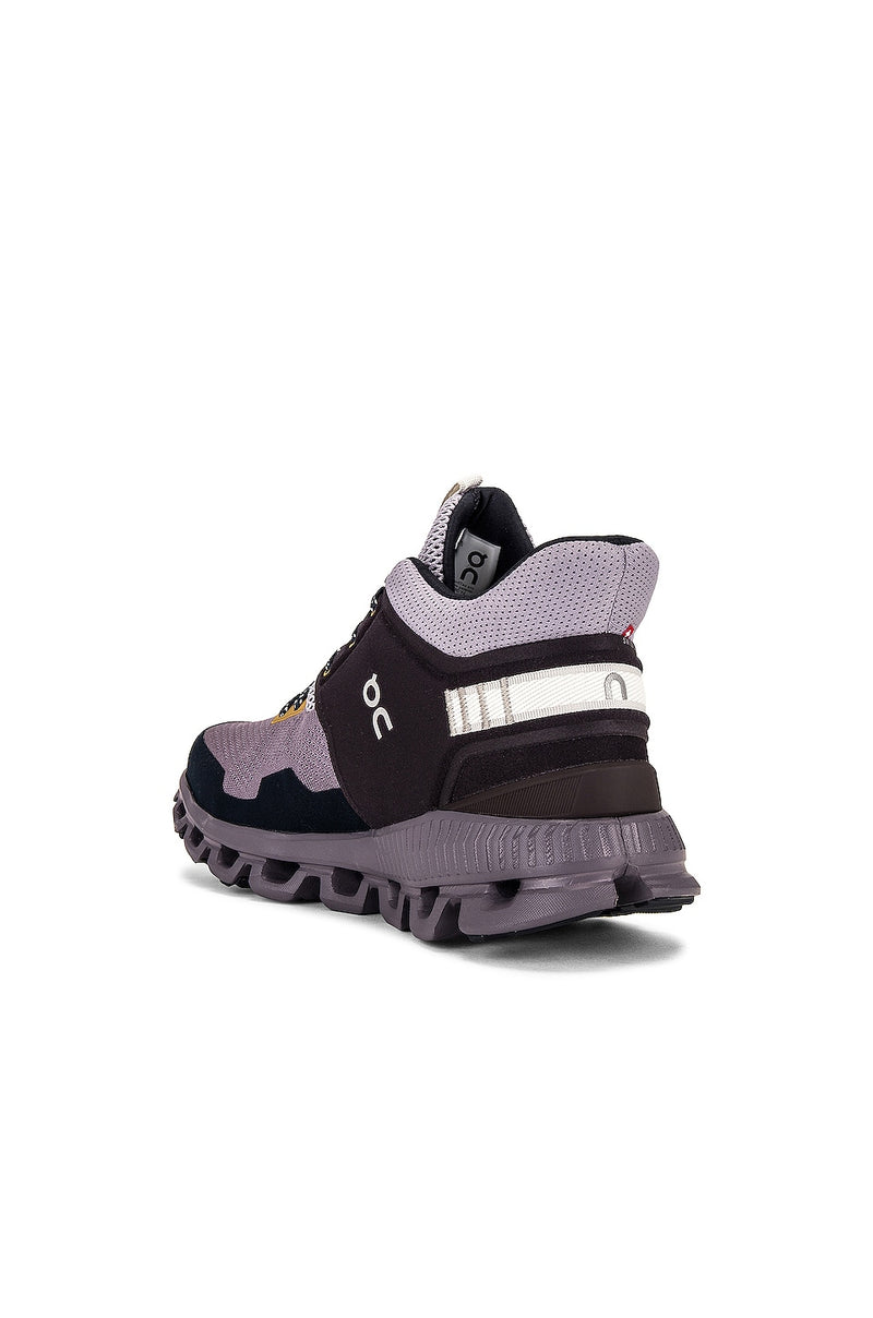 28.99163 ON CLOUD HI EDGE PEBBLE/LILAC MEN'S SHOES, SIZE 8.5 - Like New