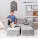 MILLIARD KIDS COUCH - MODULAR KIDS SOFA FOR TODDLER/PLAYROOM/BEDROOM FURNITURE - Like New