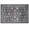 BIBB HOME WASHABLE FLANNEL PRINTED AREA RUG LATEX SIZE 3X5 - GEOMETRIC STRIDE - Brand New