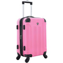 TRAVELERS CLUB CHICAGO HARDSIDE EXPANDABLE SPINNER LUGGAGES, HOT PINK, 20" - Brand New
