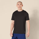 14408-2P-DGRAY/BLK-L Amazon Essentials Men's Tech Gym T-Shirts, 2 Pack L - Like New