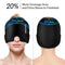 ONLYCARE Migraine Relief Cap,  Soothing Headache Hat, Ice Head Wrap (Black) - Like New