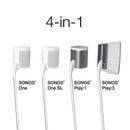 GT STUDIO SONOS Speaker Stands SONOS One One SL PLAY:1 PLAY:3 B01LYVSF1H - White - Brand New