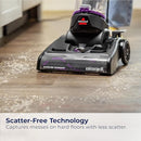 BISSELL CLEANVIEW COMPACT TURBO UPRIGHT VACUUM WAND, 3437-GRAY/PURPLE - Like New