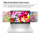 HP LAPTOP 14" 1366X768 HD N150 4GB 128GB SSD INTEGRATED WINDOWS 11 HOME - GREEN - Like New