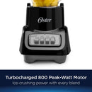 OSTER TURBO 5-SPEED COUNTERTOP BLENDER BLACK 800W DISHWASHER-SAFE 6-CUP CAPACITY - Like New