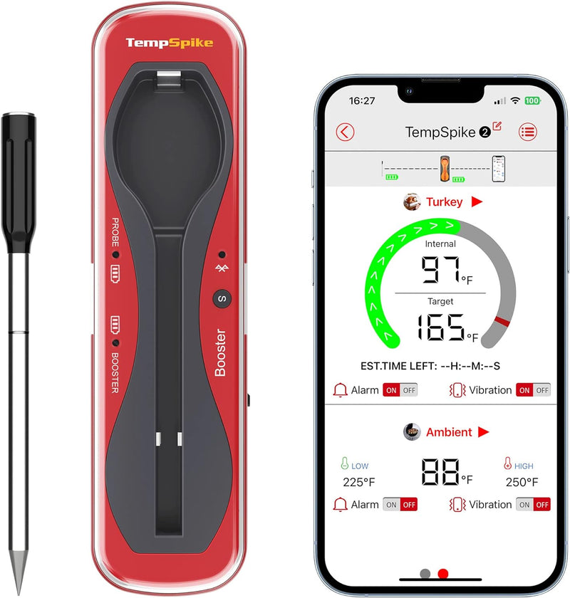 ThermoPro TempSpike Bluetooth Grill Thermometer with Wire-Free - Scratch & Dent