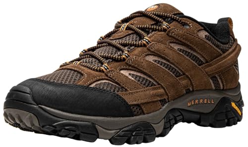 J06013 MERRELL MEN'S MOAB 2 VENT HIKING SHOES MEN SIZE 11 EARTH - Like New