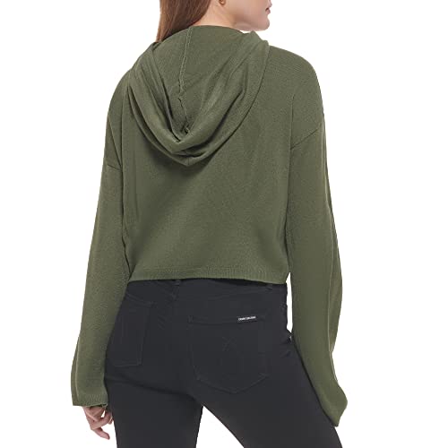 CJ2R0110 CHAIN STITCH V-NECK SWEATER WOMEN XL THYME - Brand New