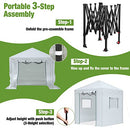 WORKPRO GREENHOUSE 94" X70" X98" POP-UP DUTY GARDENING GREEN - WHITE - Like New