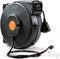 SuperHandy Retractable Extension Cord Reel 75' GUR059 - Black Like New