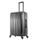 InUSA VASTY Luggage Spinner Wheels Durable Lightweight Hardside Suitcase - Black - Like New